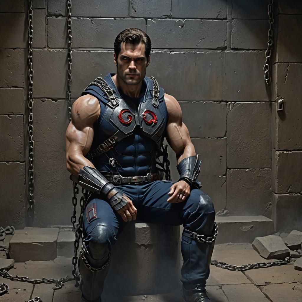 Alien Warlord Imprisoned: A Digital Matte Painting