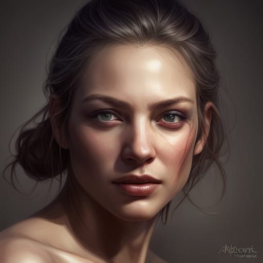 Hope Portrait in Hyperdetailed Style