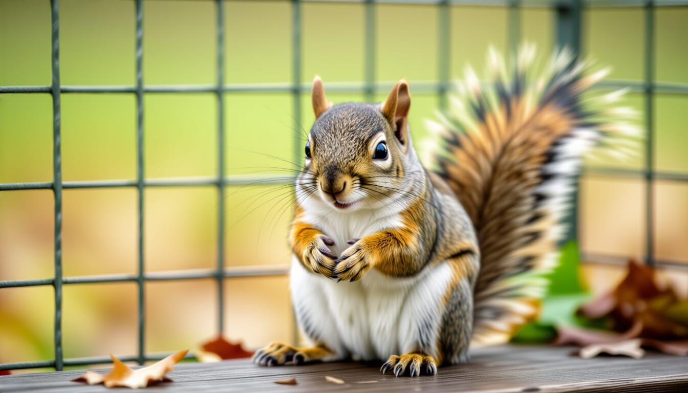 Mischievous Squirrel Generated by AI