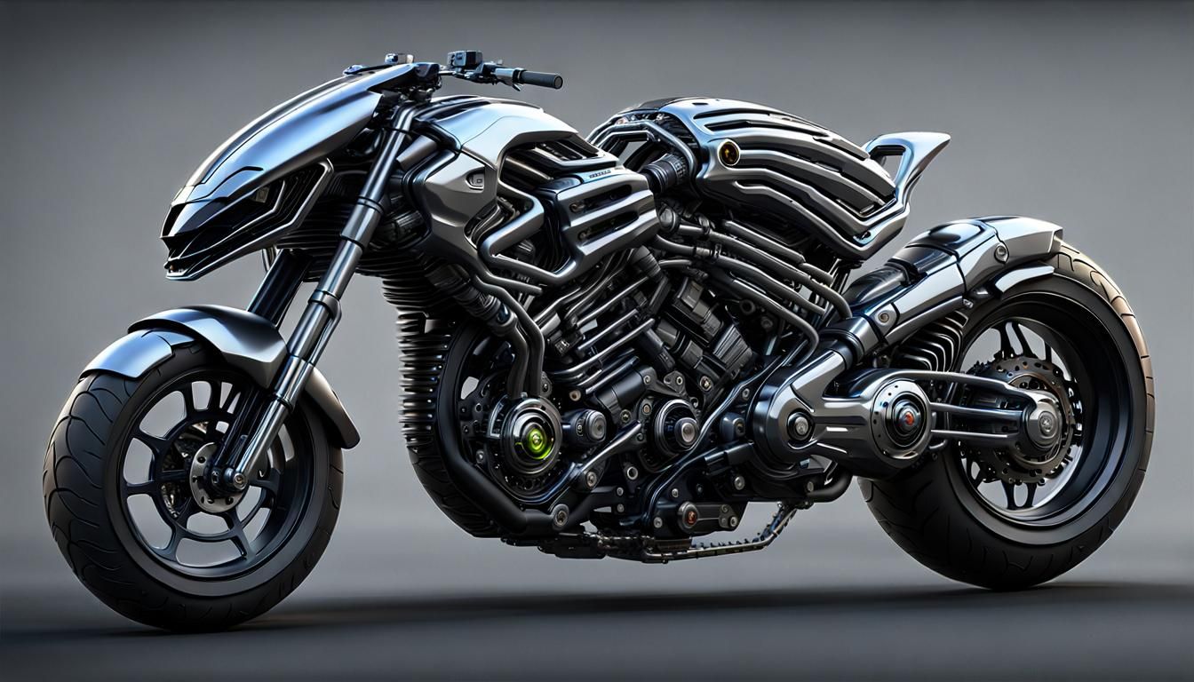 To accompany your xenomorph alien helmet, the xenomorph bike....