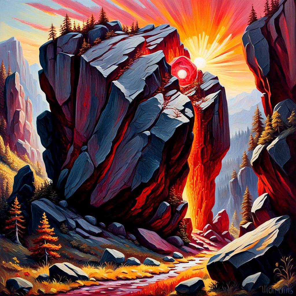 Rubin Majesty in Earthly Splendor