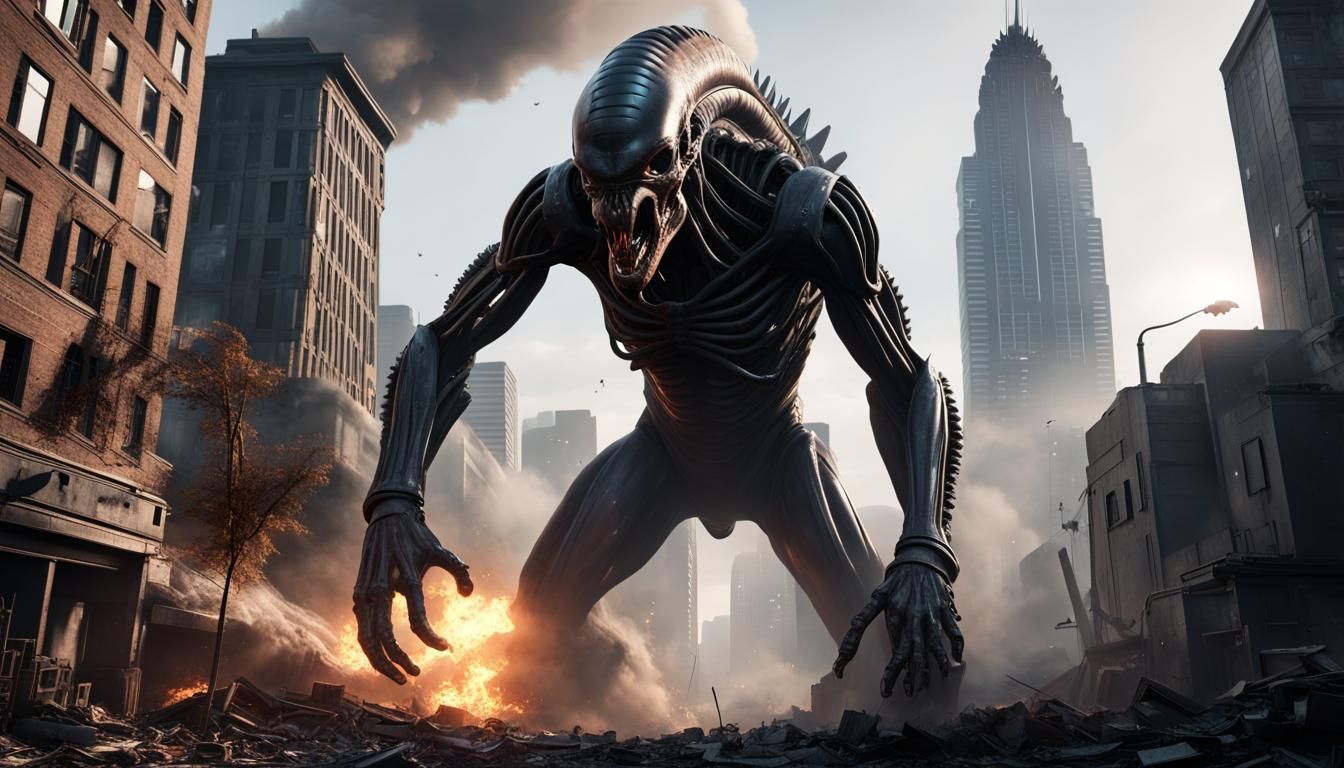 Alien Xenomorph King Kong hybrid