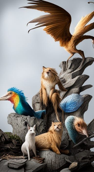 Enchanting Magical Creatures Generated by AI