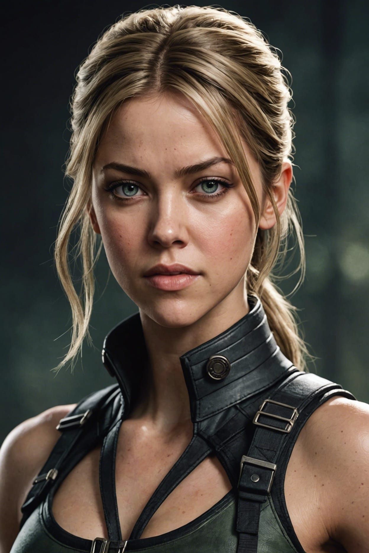 Sydney Sweeney as Sonya Blade: Cinematic Portrait