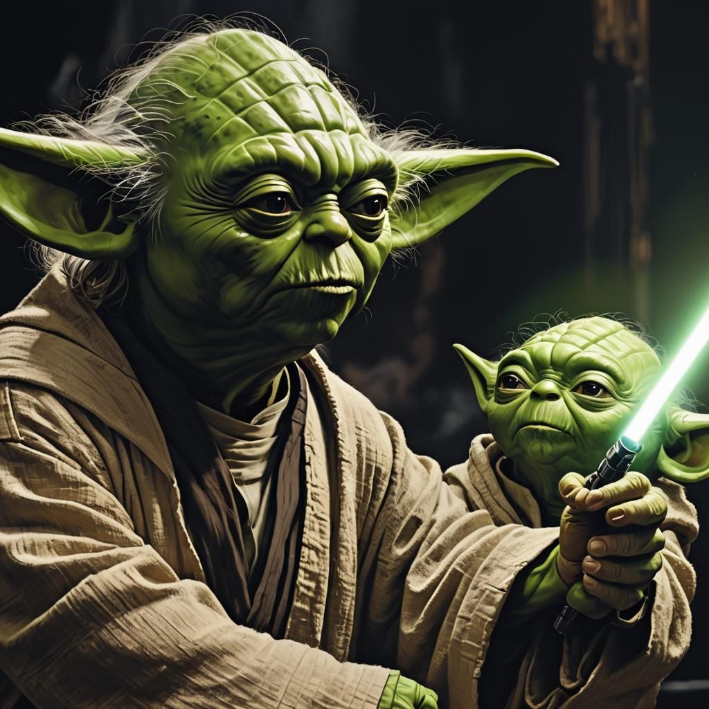 Cinematic Portrait of a Wise Master Teaching