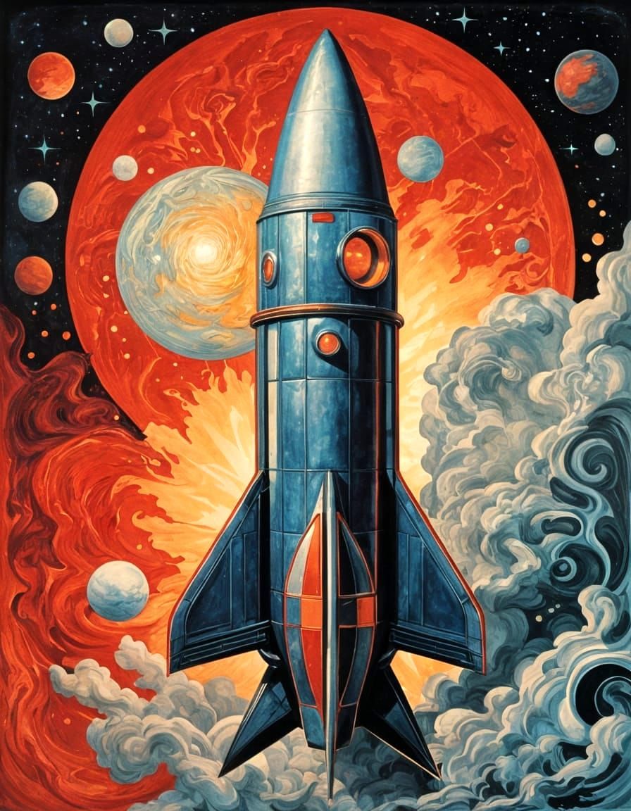 rocket ship, space rocket