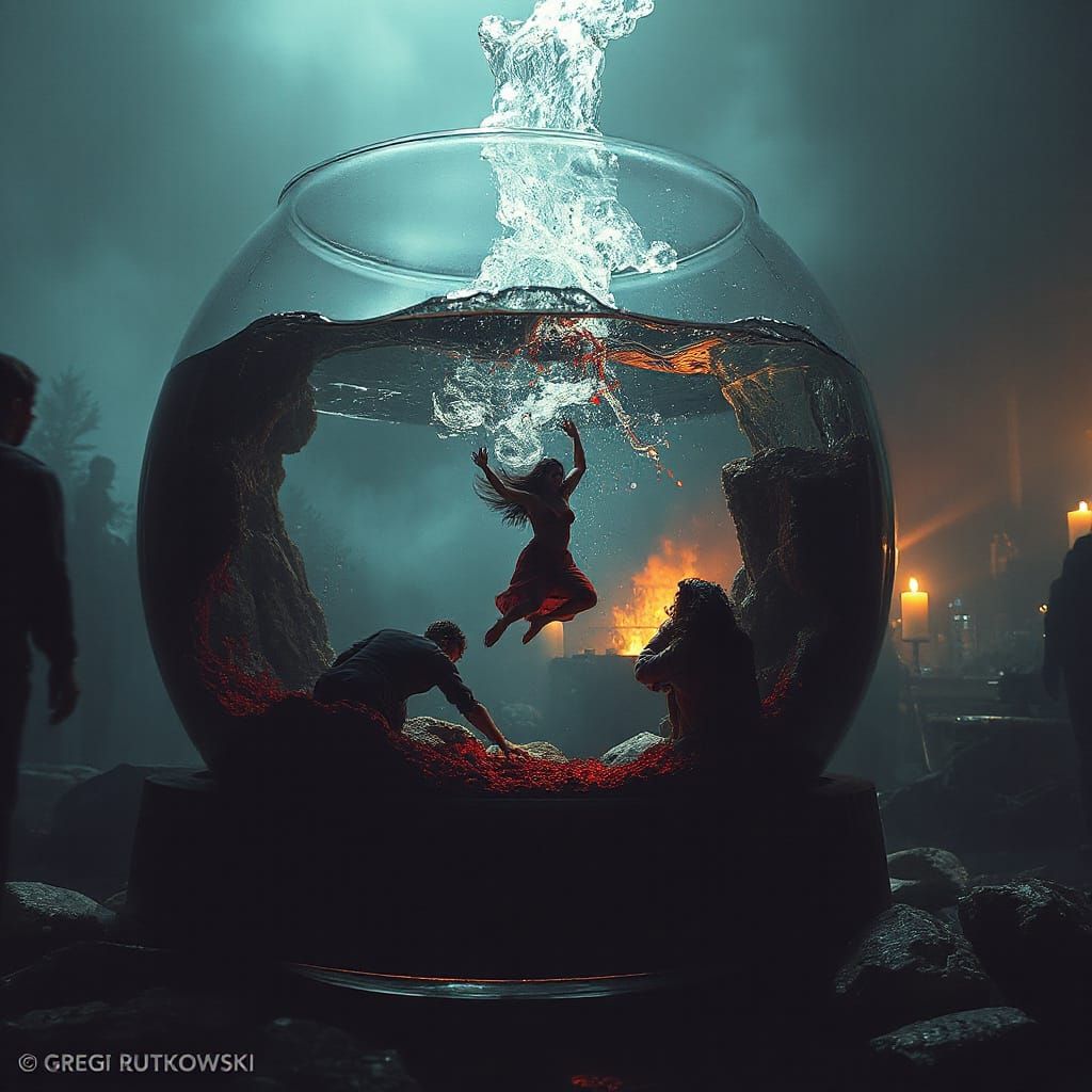 Parana in a Fishbowl as Dark Surrealism