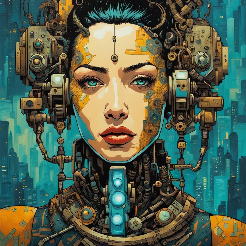 The Cyberpunk Woman