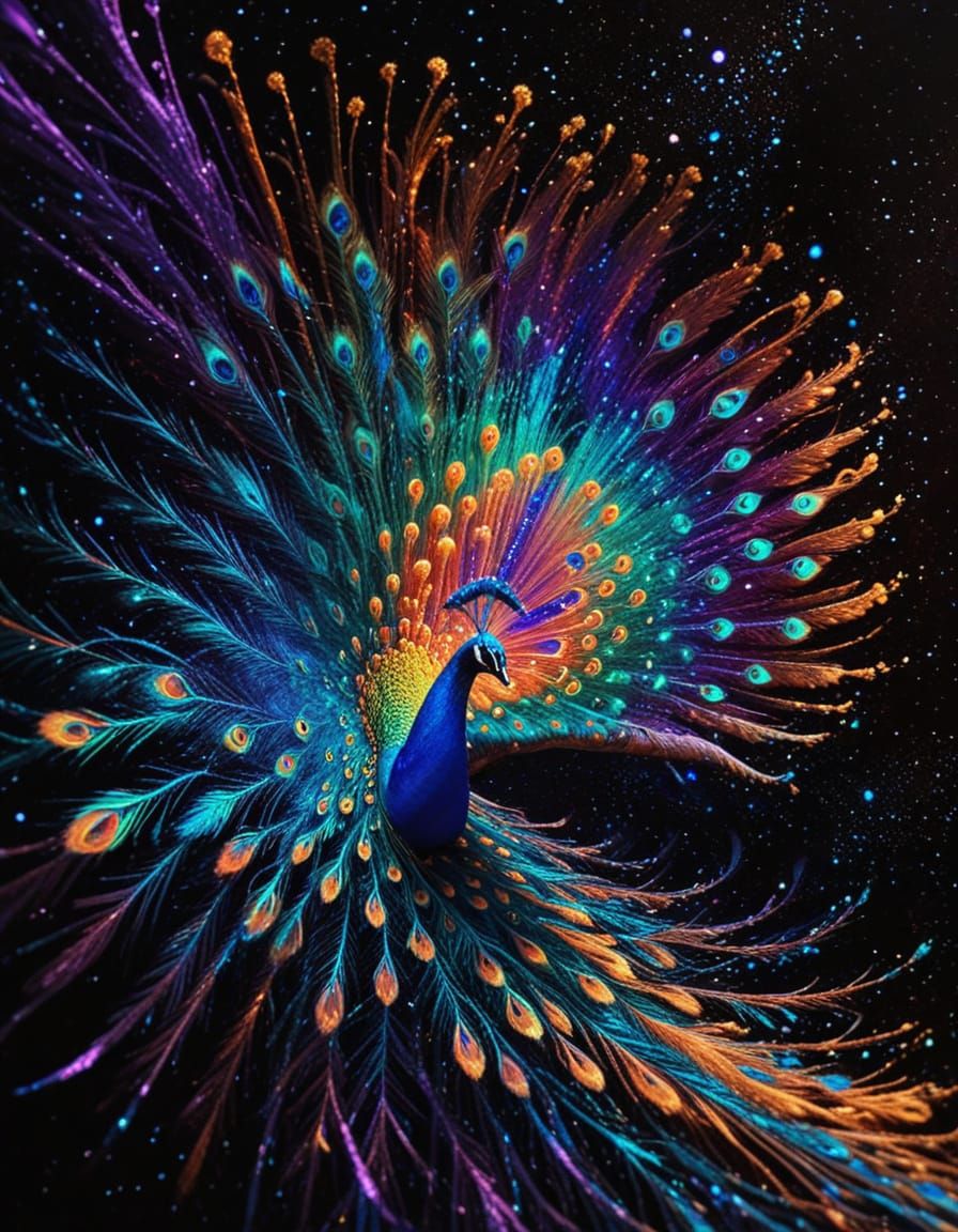 Cosmic Peacock