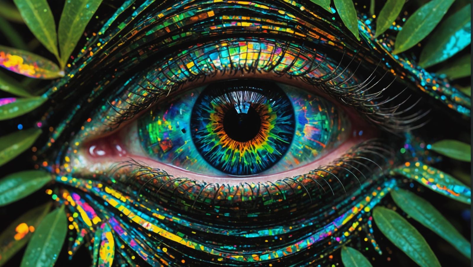 Psychedelic Multidimensional Mangrove Illustration in 8K