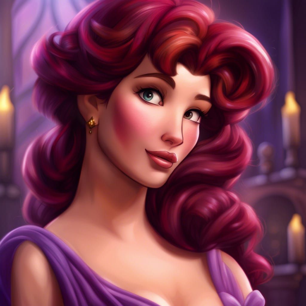 Hyperrealistic Princess Megara Portrait