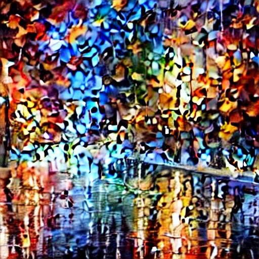 Colorful Impressionist Landscape in Matte Painting Style