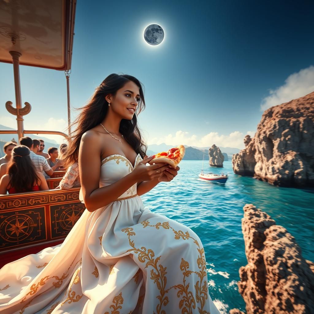 Mythological Ferry Journey to Rhodes at Sunrise