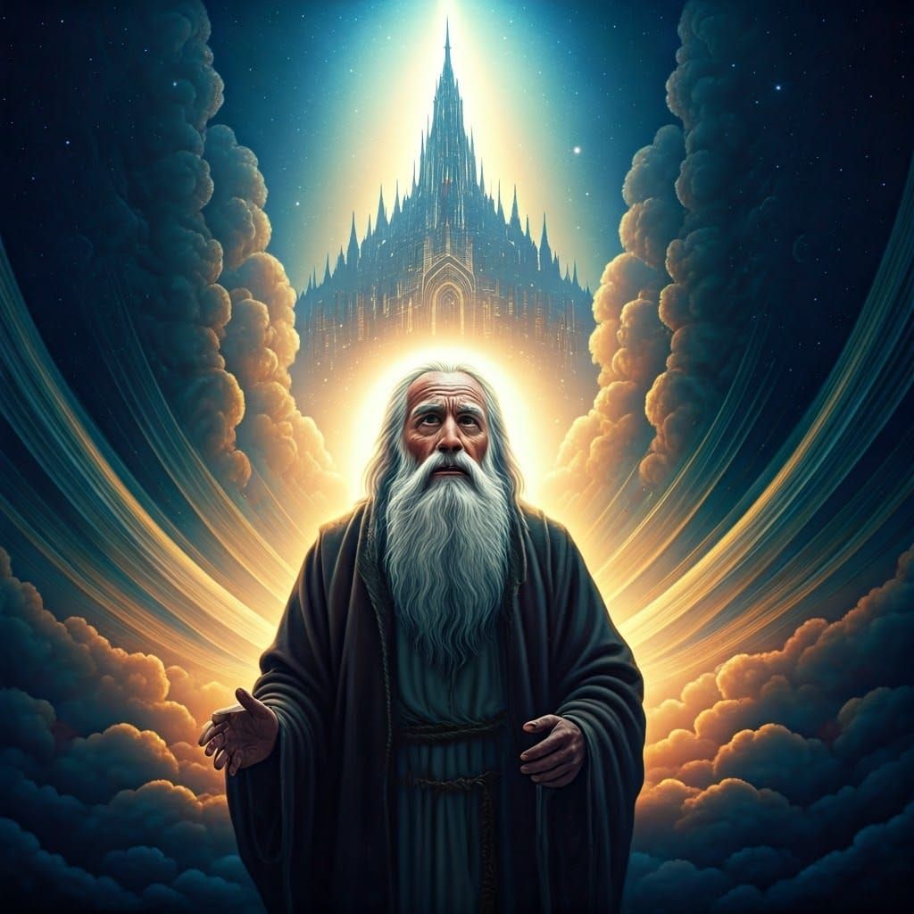 Biblical Prophet's Vision of a Heavenly City