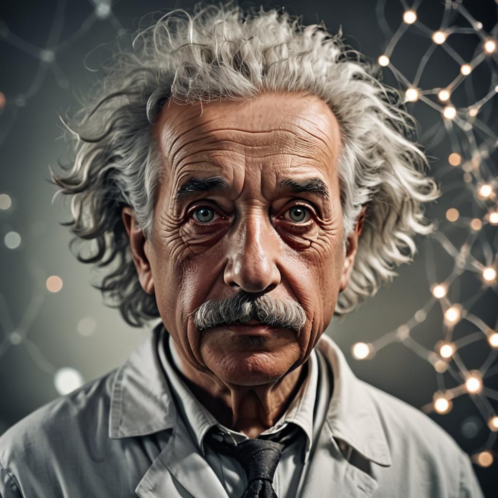 Mad Scientist Einstein: Professional Photography Portrait