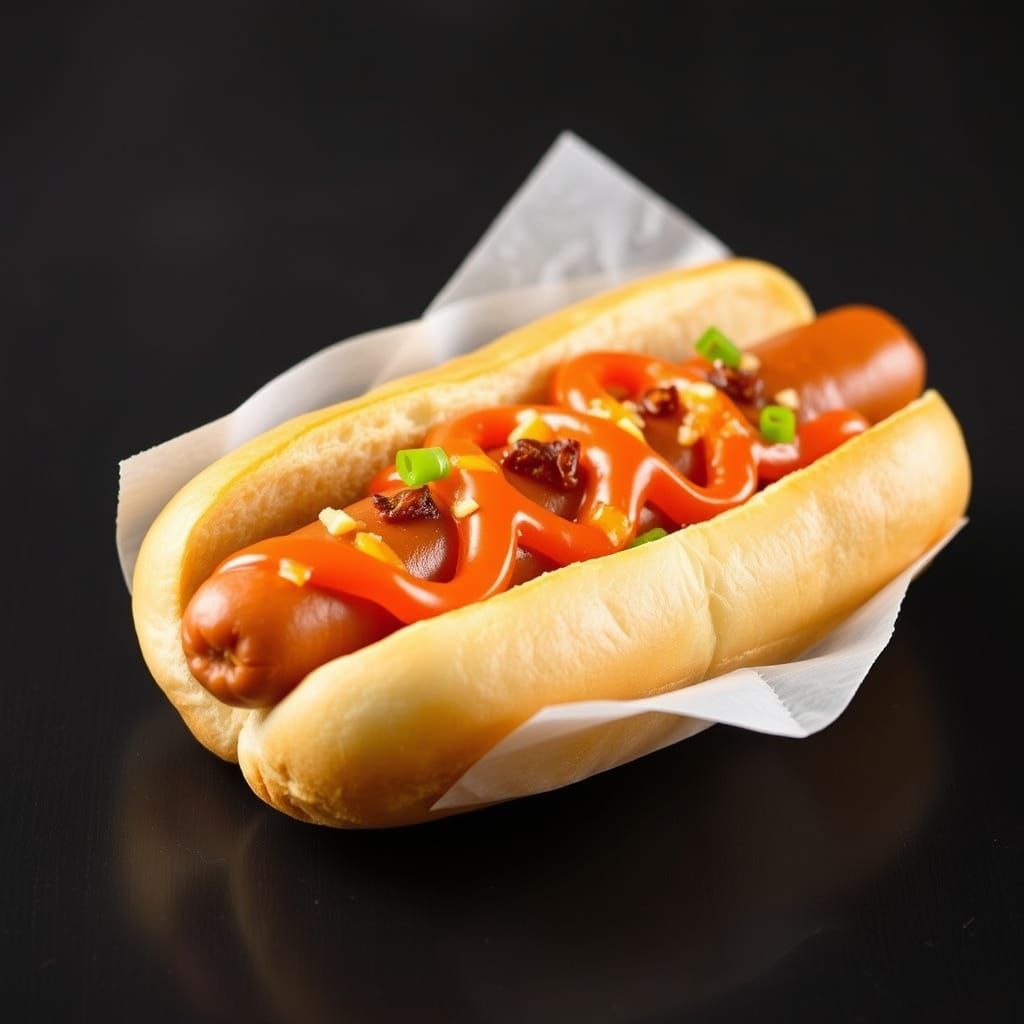 Delicious Hotdog Illustration