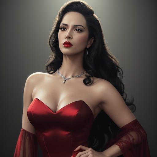 Vintage Hollywood Pin-up Queen