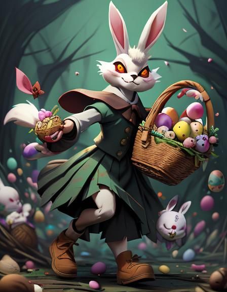 Easter Bunny and Sinister Fox Ambush