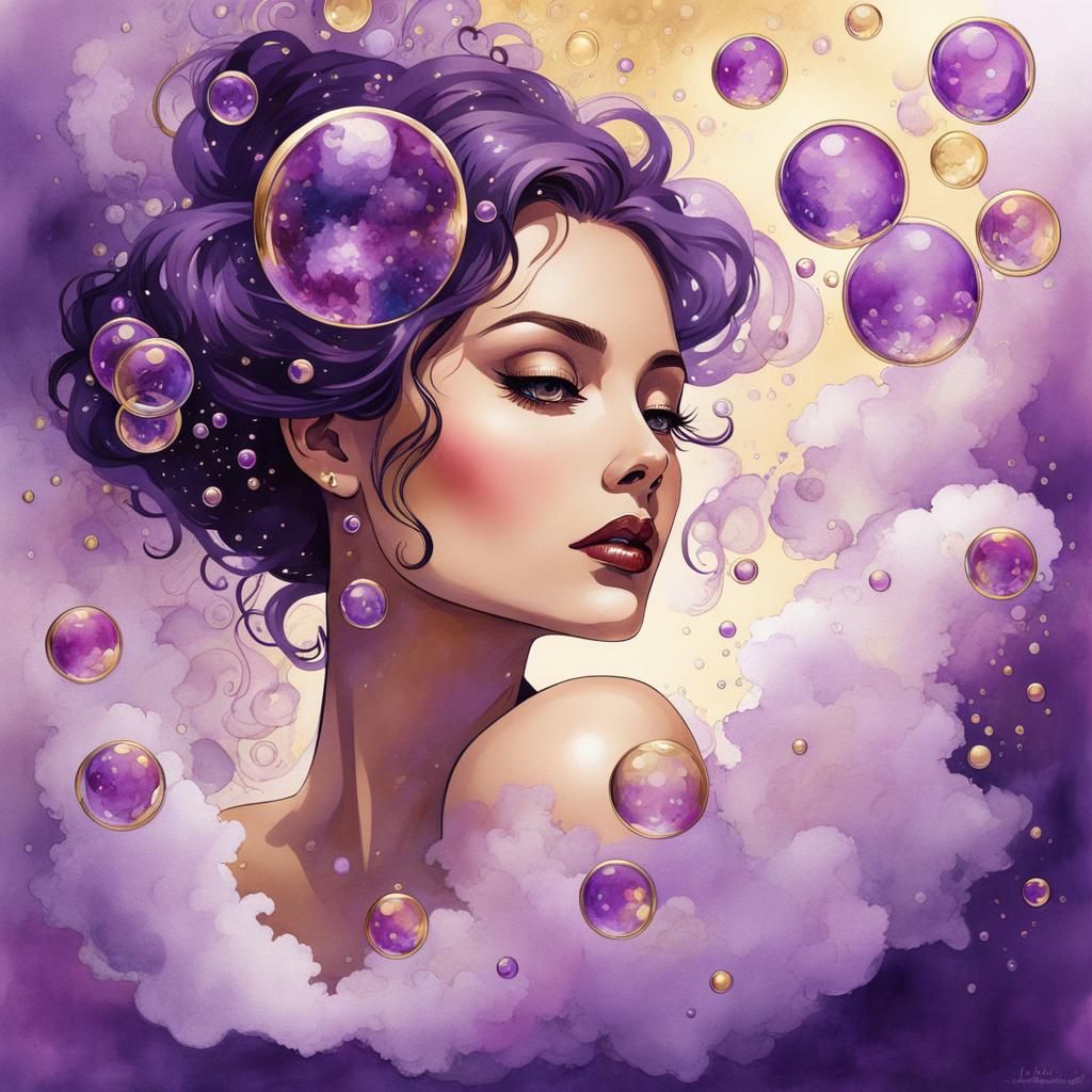 Purple bubbles