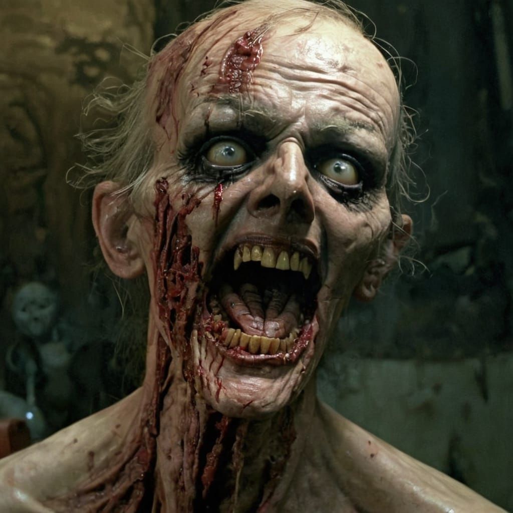 Macabre Scene in a Dark Fantasy Aesthetic