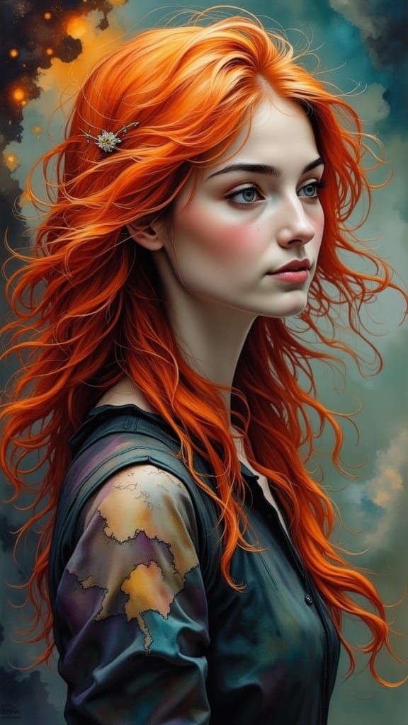 Rainbow-Haired Healer in a Magical Kingdom