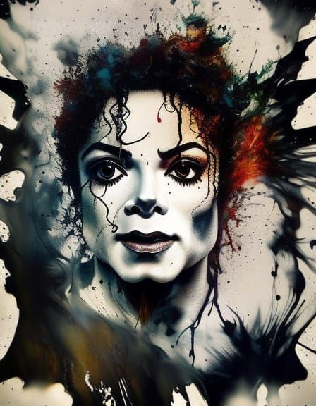 '80s Michael Jackson - splash art