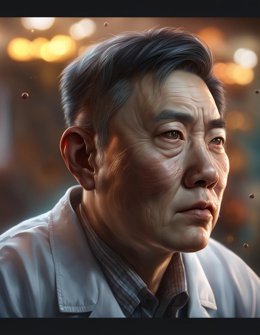 Houfeng Didong Yi Examining Patient: Hyperrealistic Concept ...