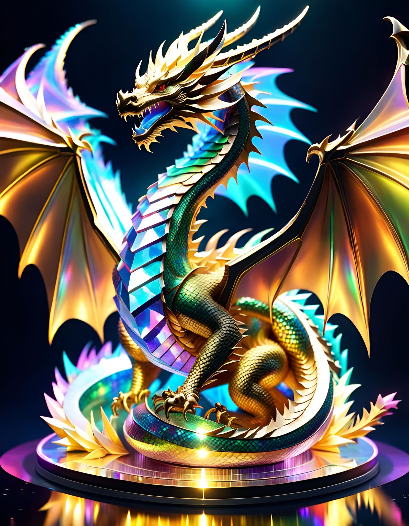 Holographic Dragon