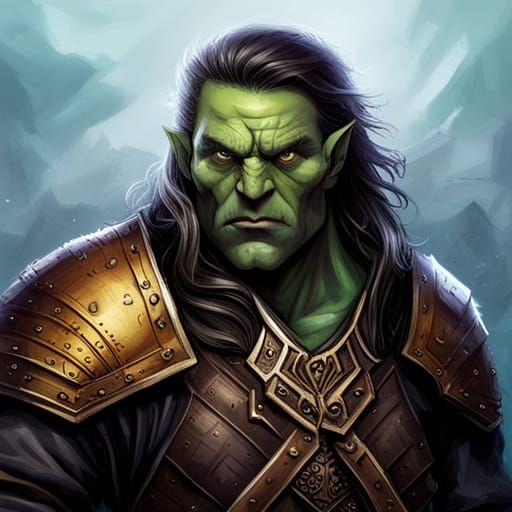 Intelligent Half-Orc Commander and Fighter