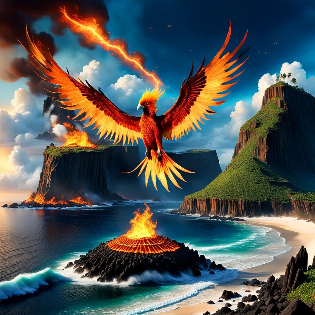 Indian Ocean Firebird Wards Off Ships