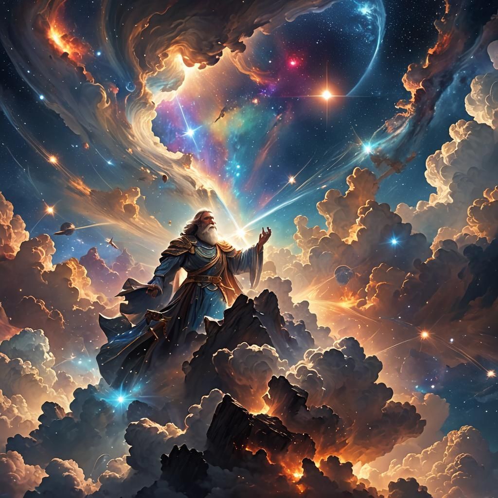 God Creates the Heavens: A Cosmic Genesis