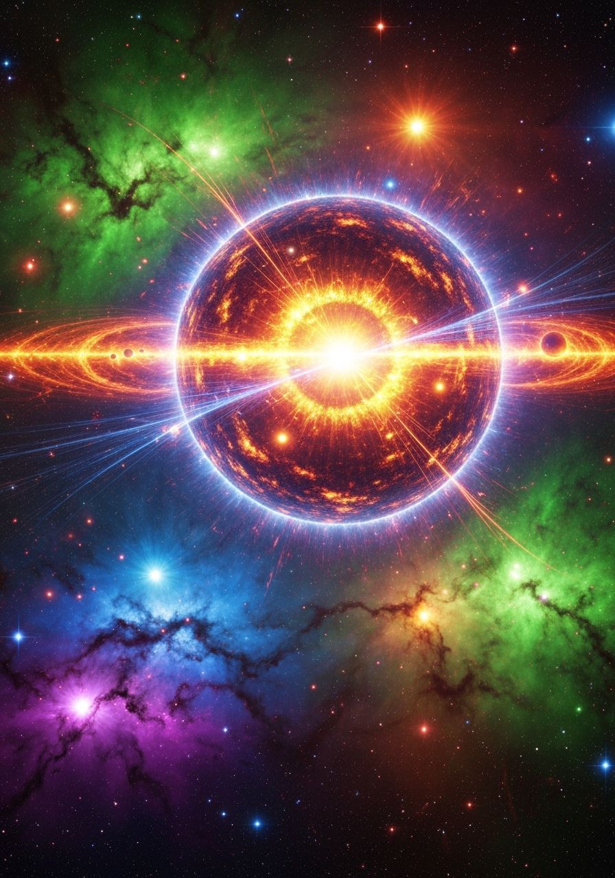 Cosmic Supernova Explosion in Gritty Realism