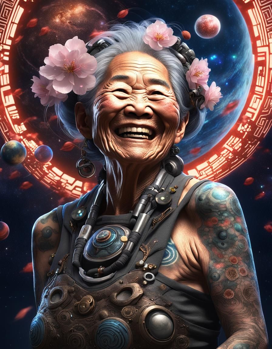 Grandma Pirate Cyborgs