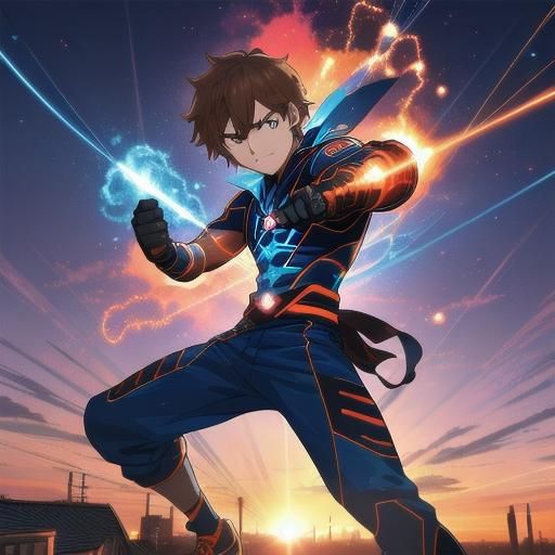 Jay: Brown-Haired Ninja Master of Electricity