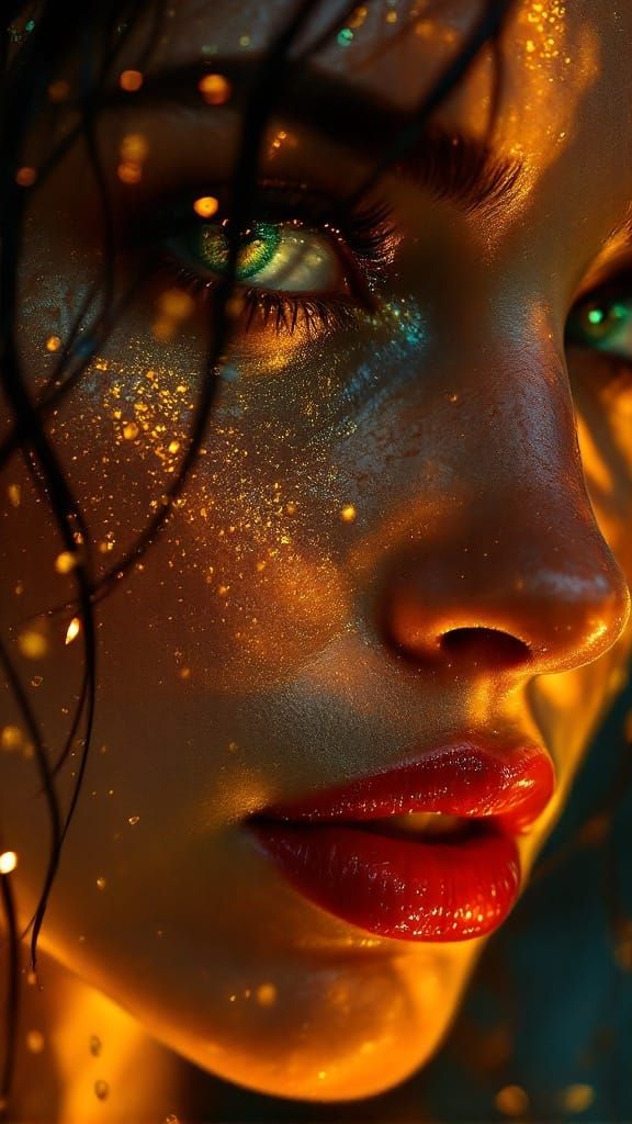 Golden Goddess of Chiaroscuro