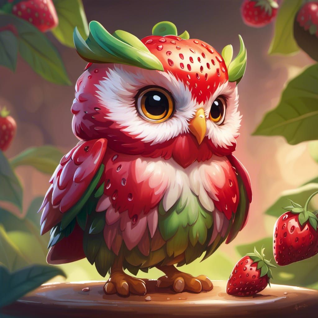 Strawberry Owl