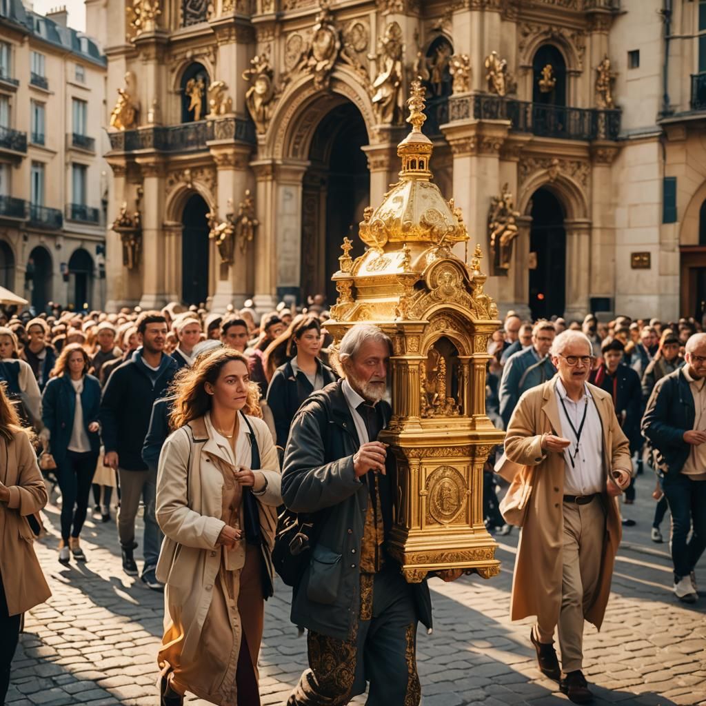 French Renaissance Street Photography: Golden Shrine Process...
