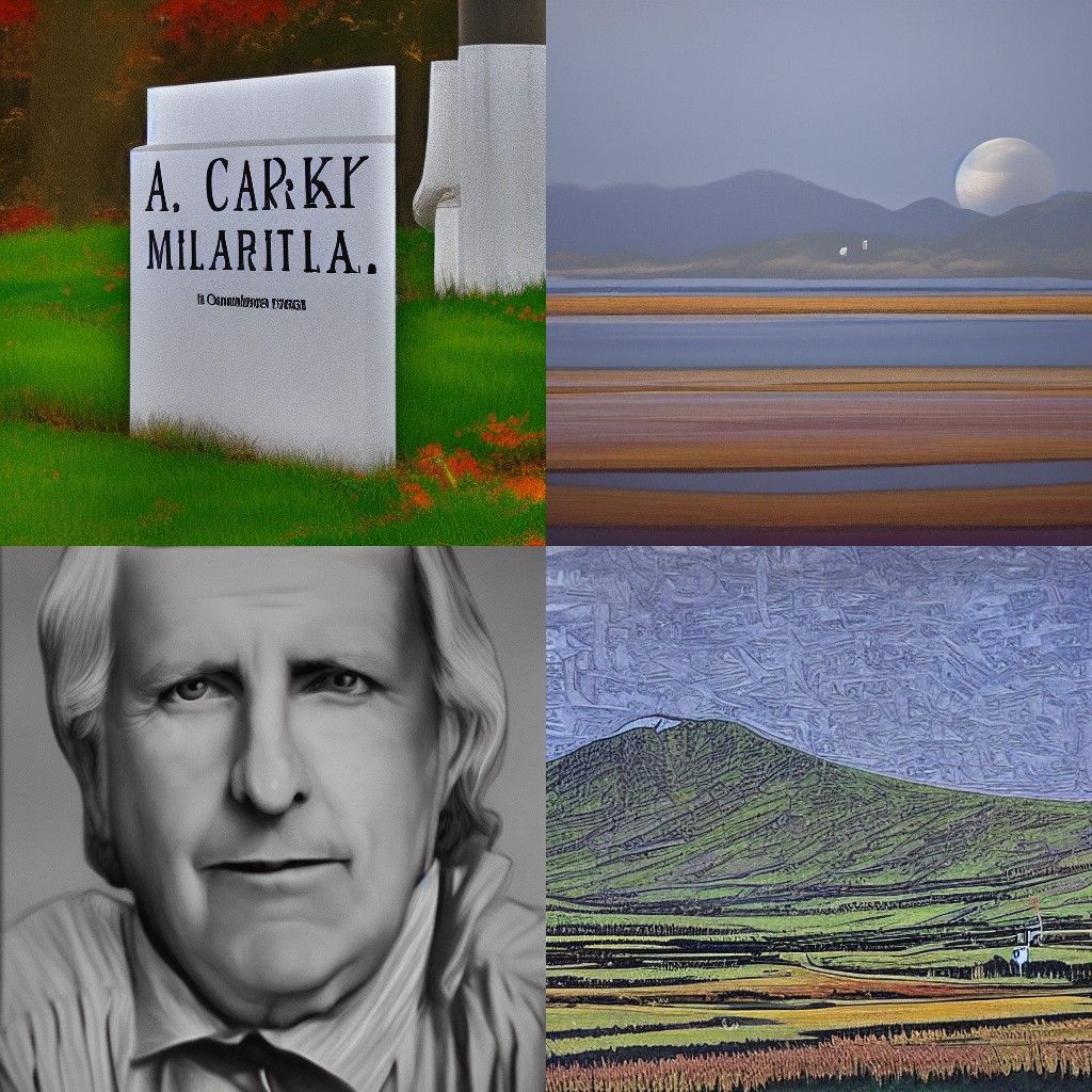 Distorted Horror Portrait in Dark Surrealism Style