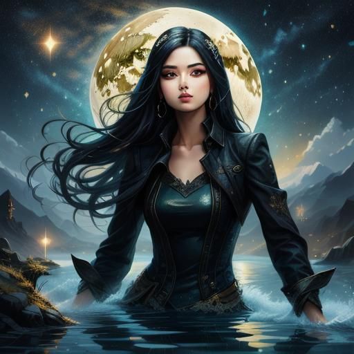 Ethereal Selenolatry: A Celestial Reverie