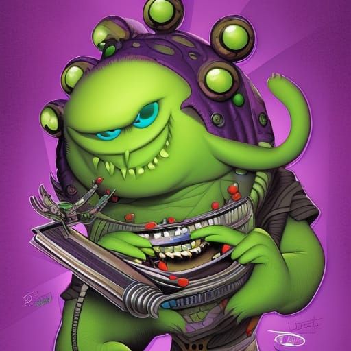 Mammot in Tutu: Comic Book Art