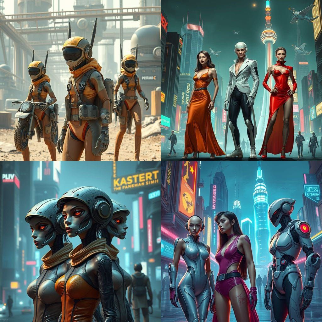 Hyperrealistic Alien Machines Dominate Future Earth