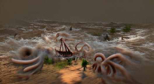 Eldritch Horror in Detailed 3D Render