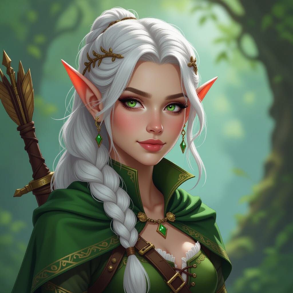 Egocentric Elf in a Fantasy Realm