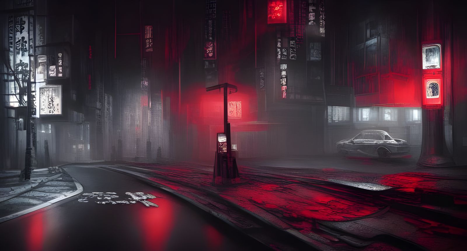 Post-Apocalyptic Tokyo in Hyper-Realistic Digital Illustrati...
