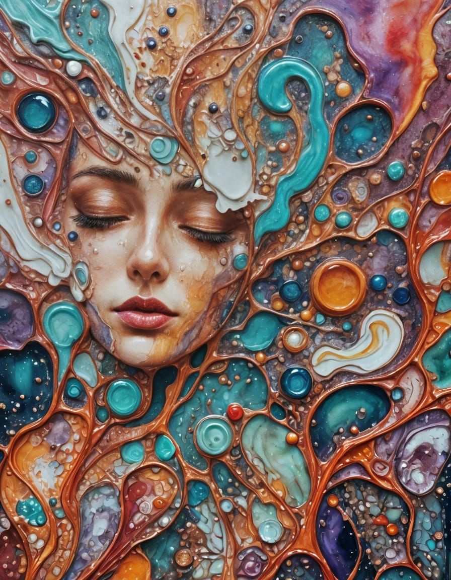 Mixed Media Daydreaming with Realistic Textures