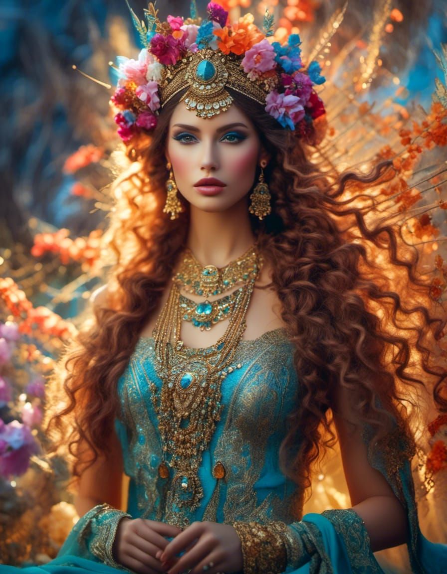 Fairy Women Dancing in a Bar, Razumovskaya Style