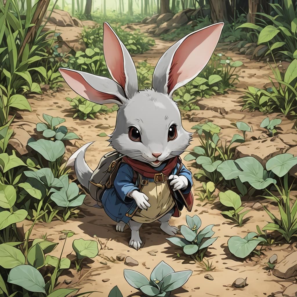 Bilby in Anime Key Visual Style