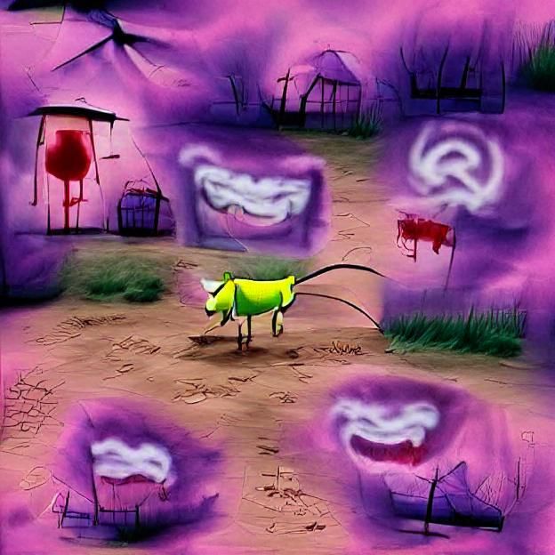Courage the Cowardly Dog Cartoon Character