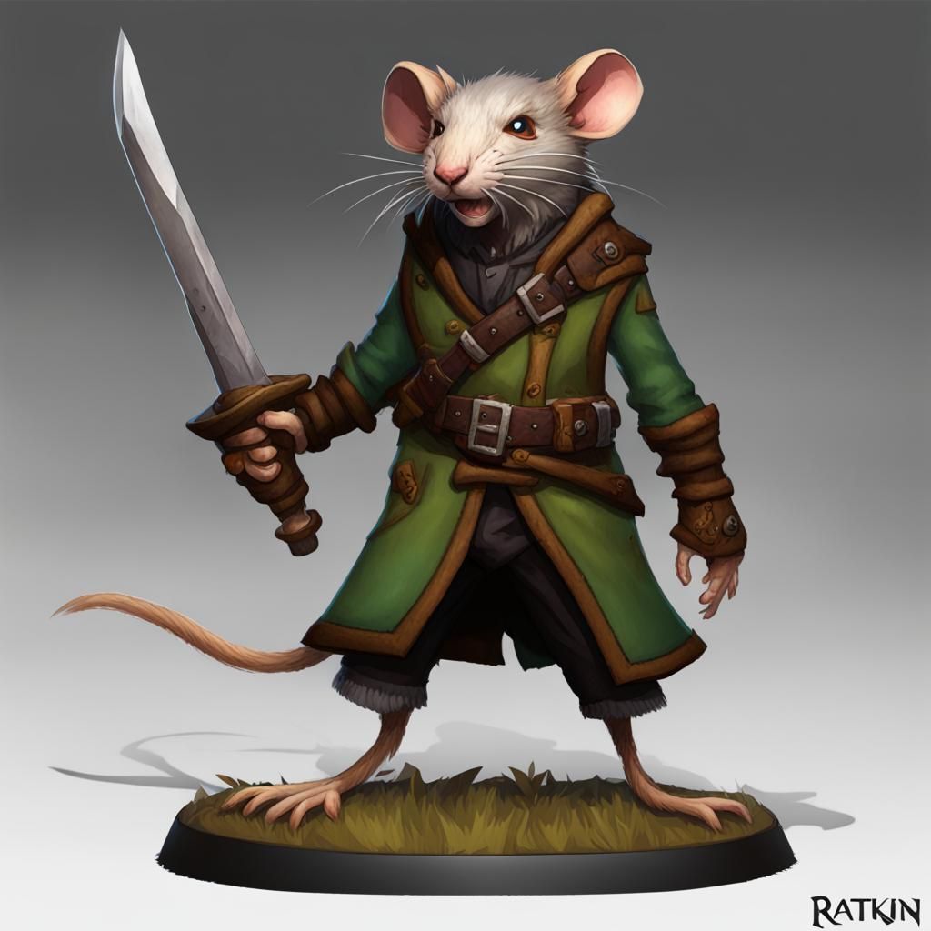 Ratkin Rogue Character Illustration