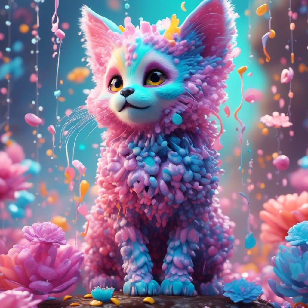 Pastel Animal Party with Cute Animals